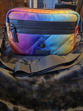 Kurt Geiger Rainbow Quilted Crossbody Bag - Multicolor